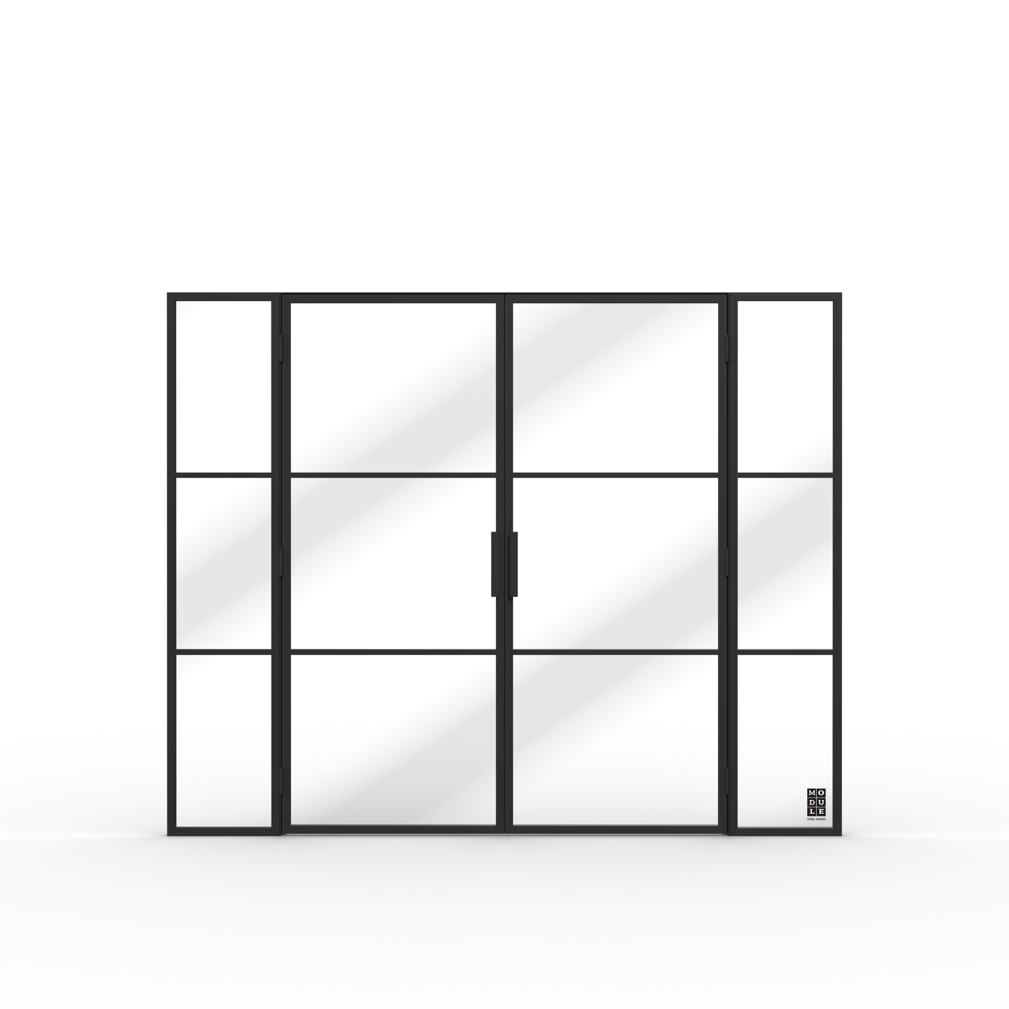 Double Steel doors + 2Side Panel Small MODULE